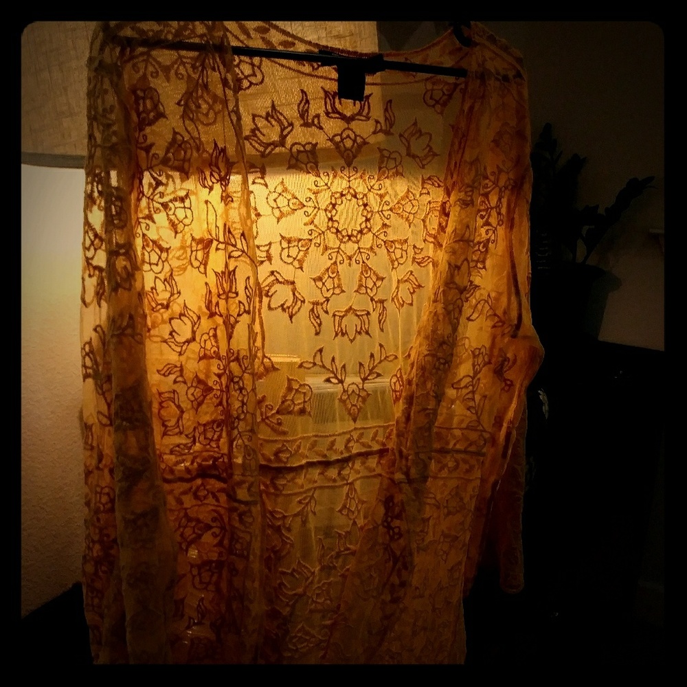 Gold Lace Duster